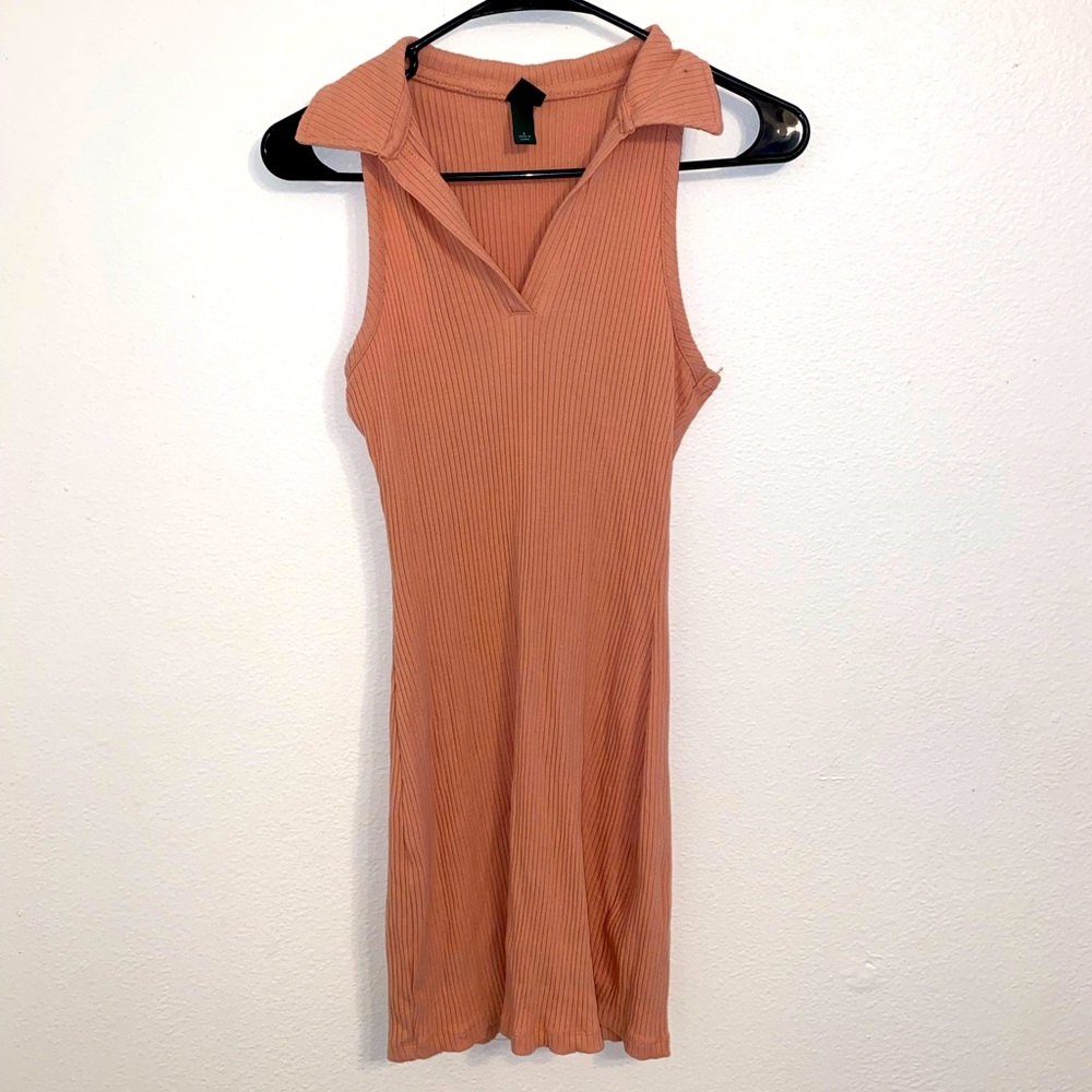 Wild Fable Orange Short Sleeve Sweater Dress